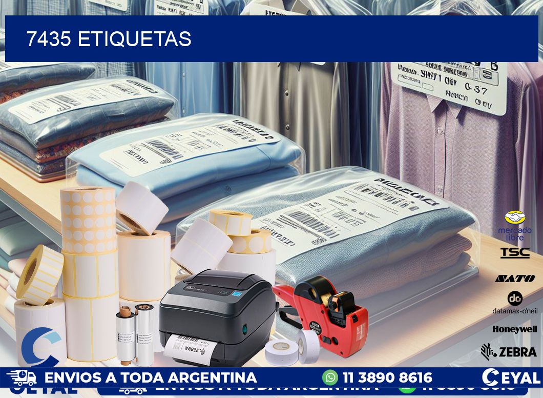 7435 ETIQUETAS