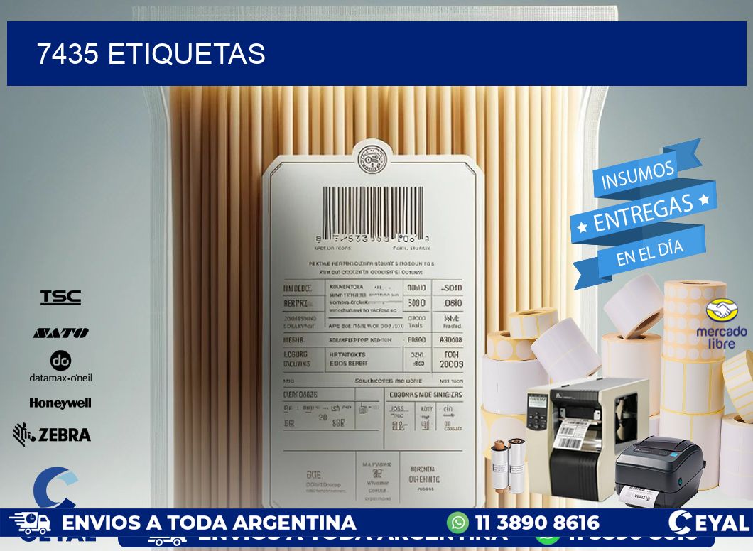 7435 ETIQUETAS