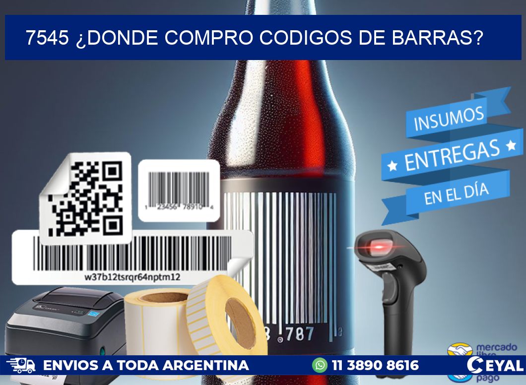 7545 ¿DONDE COMPRO CODIGOS DE BARRAS?
