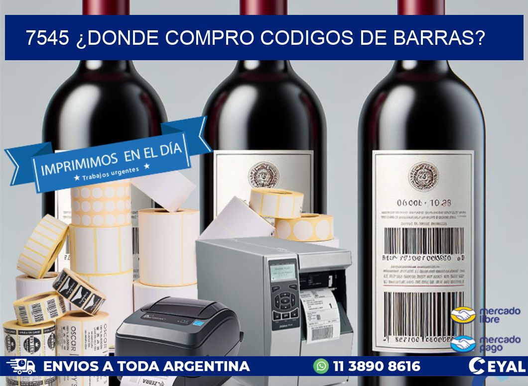 7545 ¿DONDE COMPRO CODIGOS DE BARRAS?