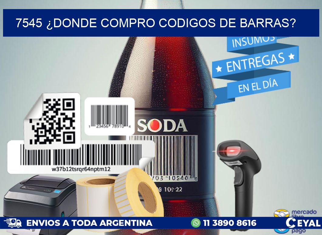7545 ¿DONDE COMPRO CODIGOS DE BARRAS?