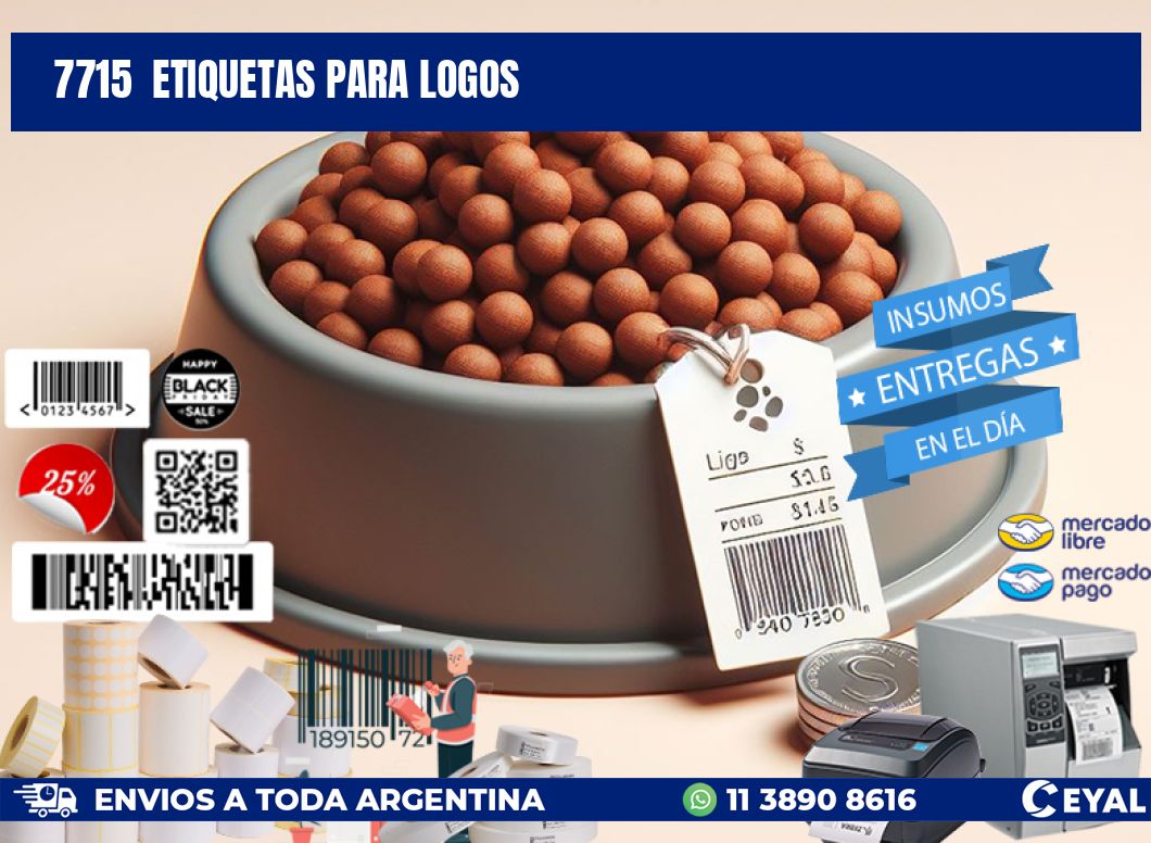 7715  ETIQUETAS PARA LOGOS