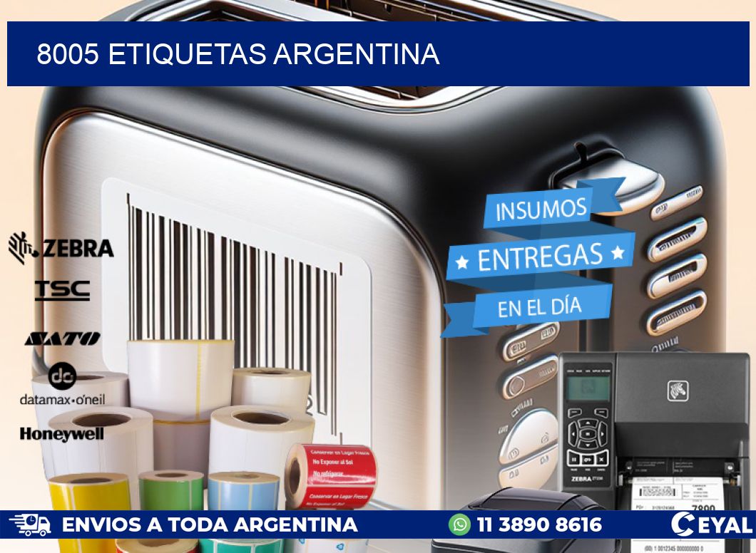 8005 ETIQUETAS ARGENTINA