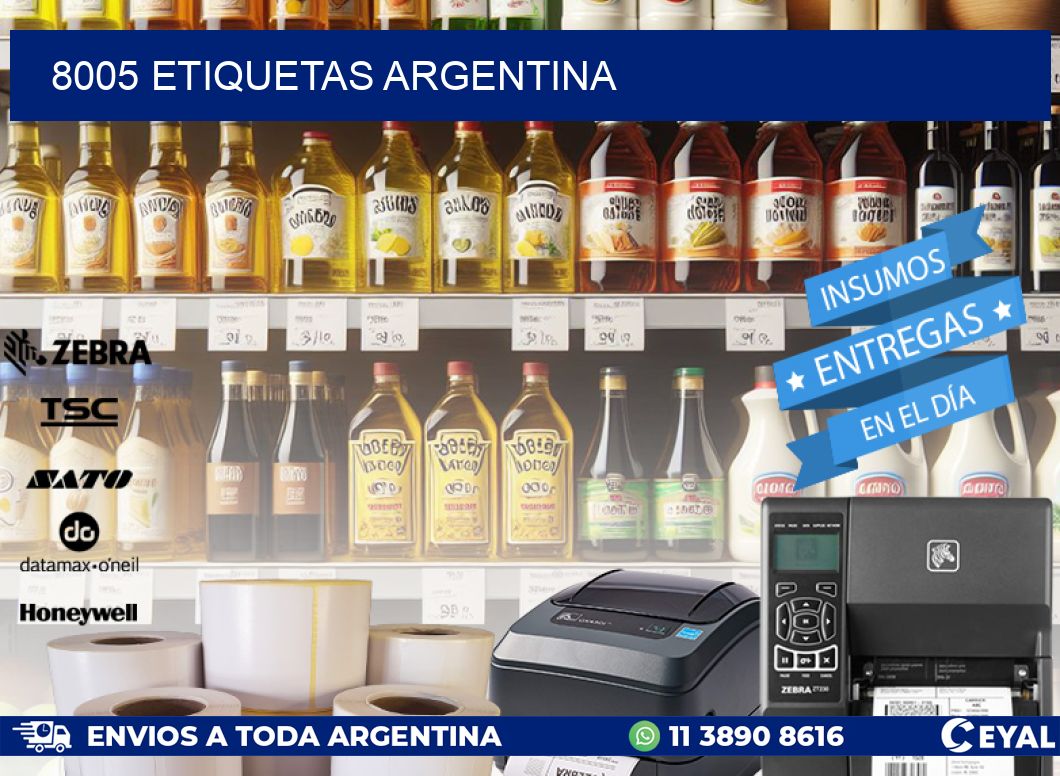 8005 ETIQUETAS ARGENTINA