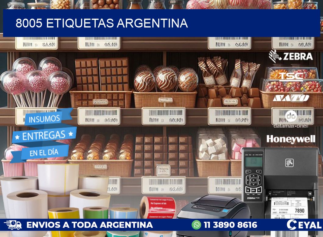 8005 ETIQUETAS ARGENTINA
