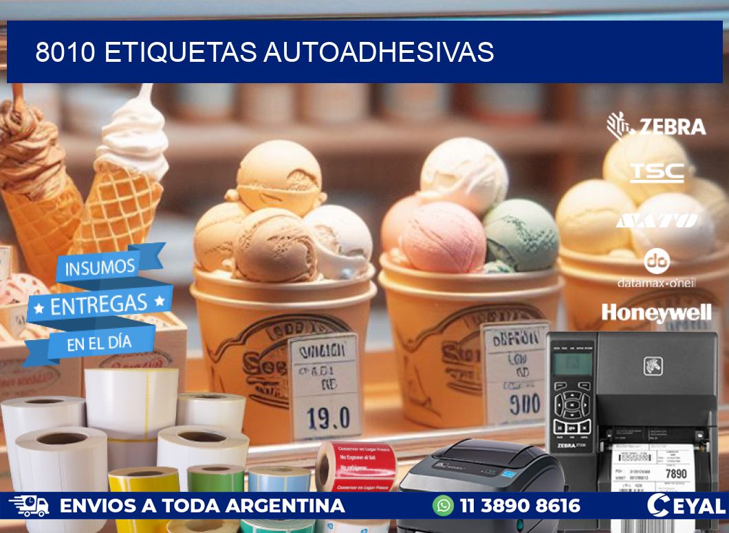 8010 ETIQUETAS AUTOADHESIVAS