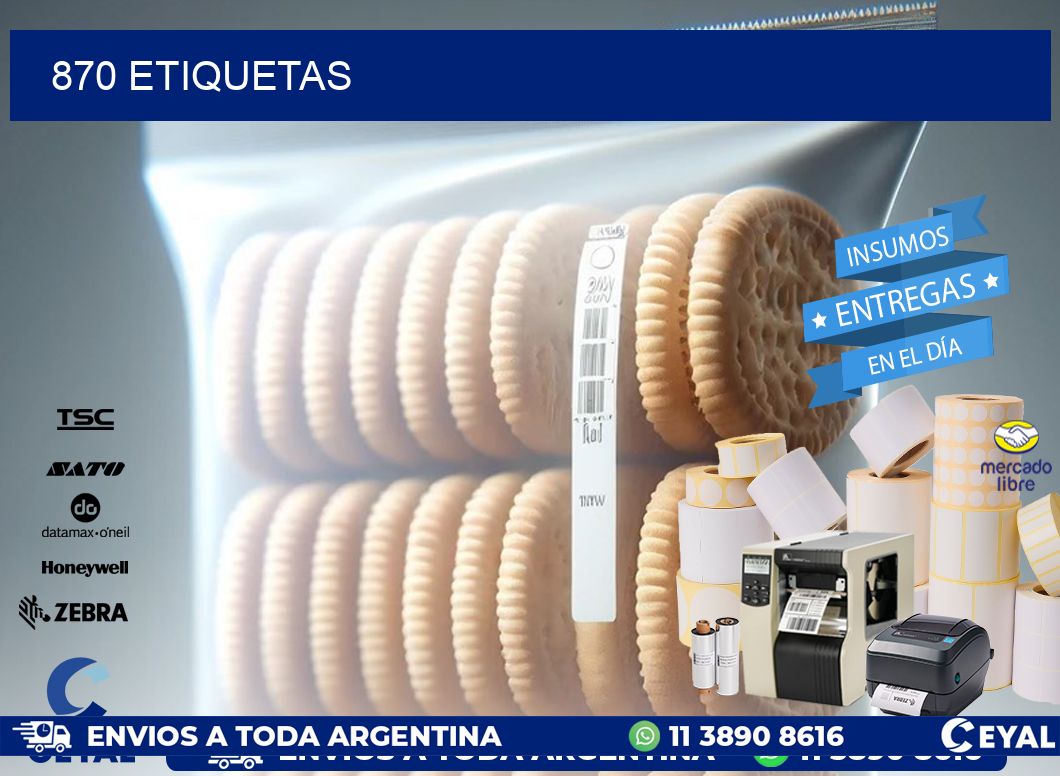 870 ETIQUETAS