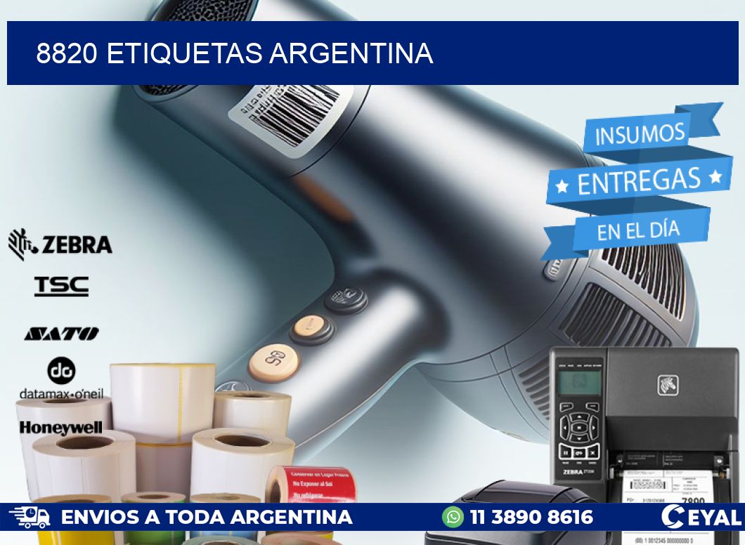 8820 ETIQUETAS ARGENTINA