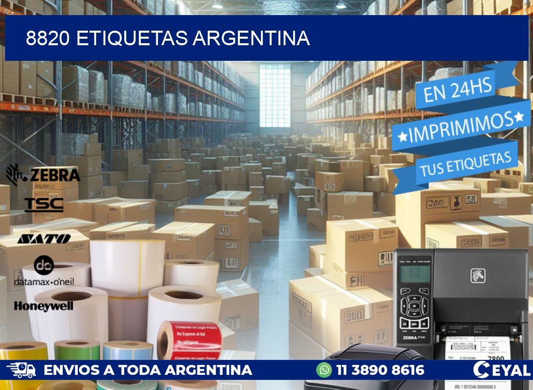 8820 ETIQUETAS ARGENTINA