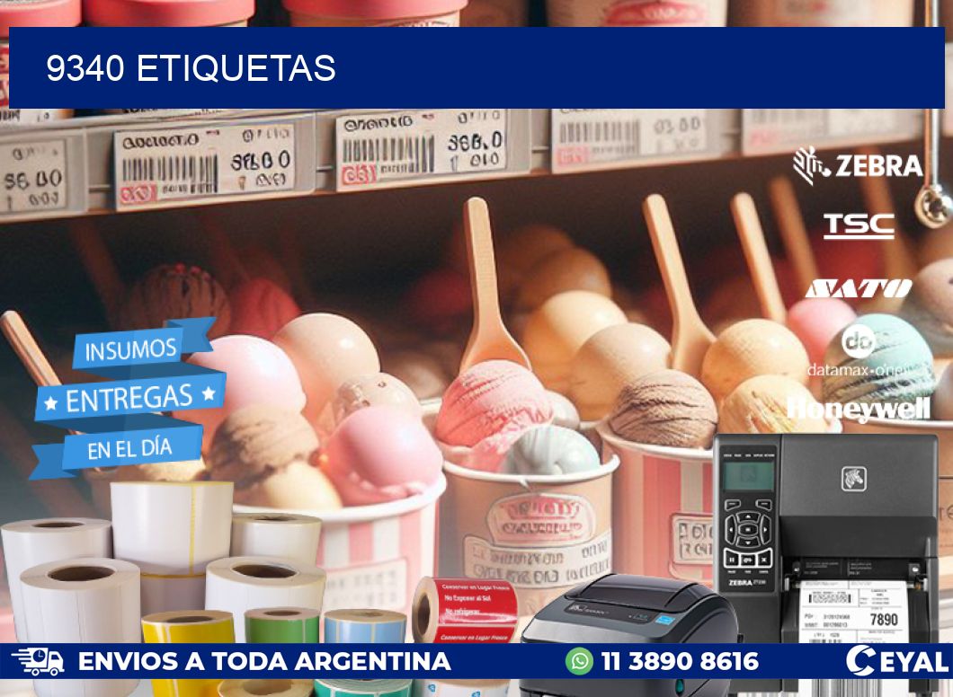 9340 ETIQUETAS