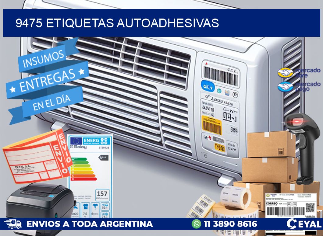 9475 ETIQUETAS AUTOADHESIVAS