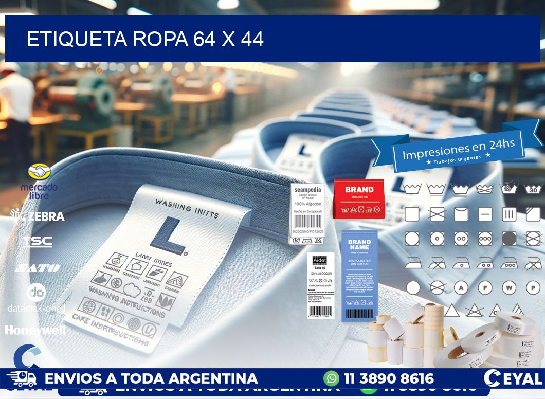 ETIQUETA ROPA 64 x 44