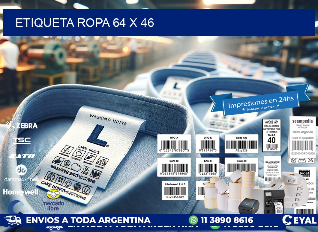 ETIQUETA ROPA 64 x 46