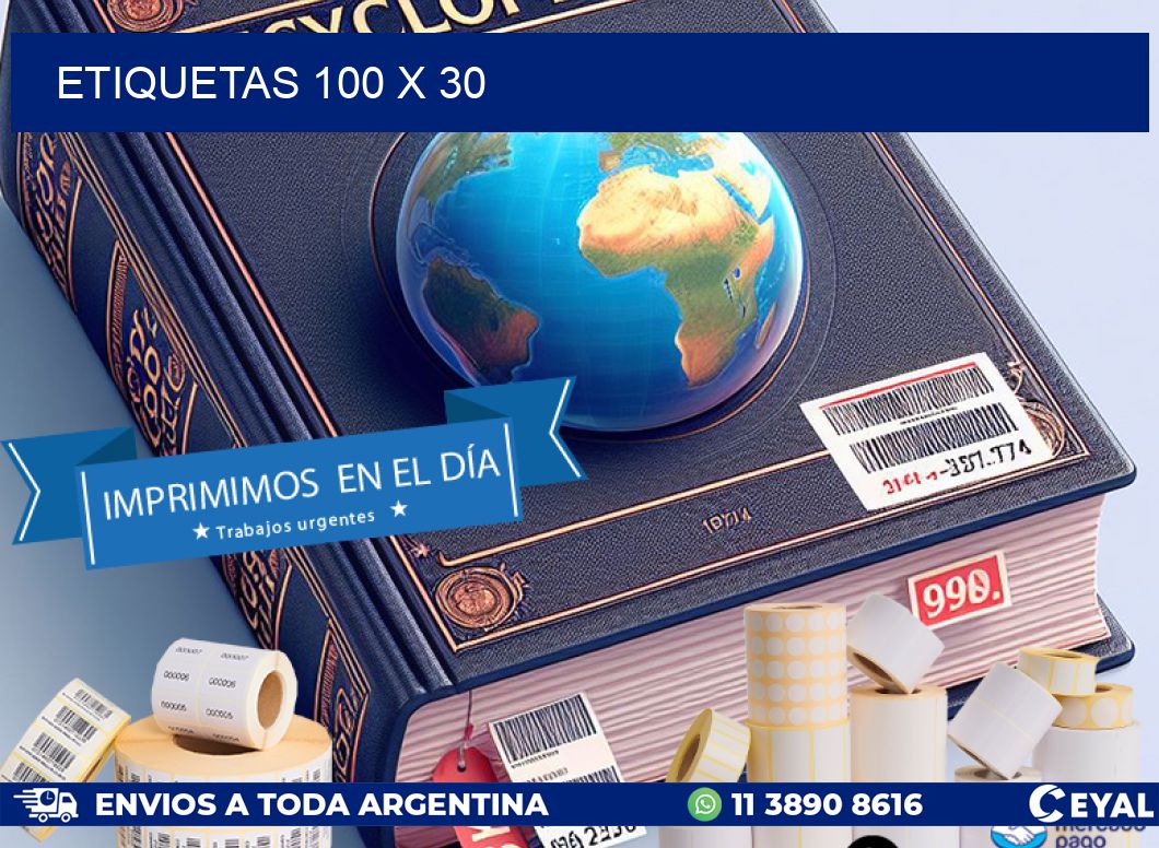ETIQUETAS 100 x 30