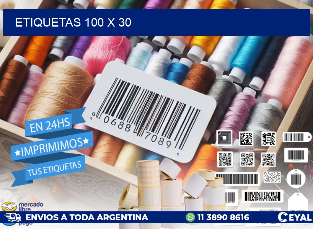 ETIQUETAS 100 x 30