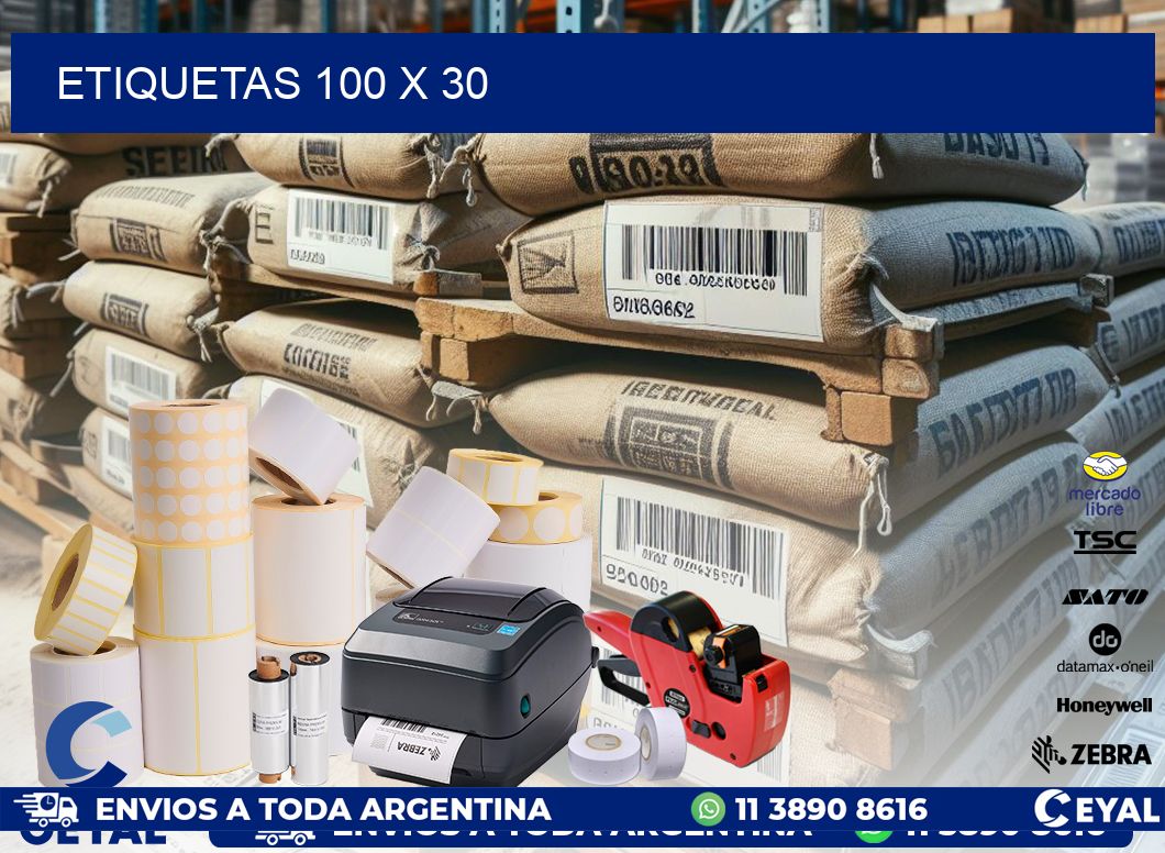 ETIQUETAS 100 x 30