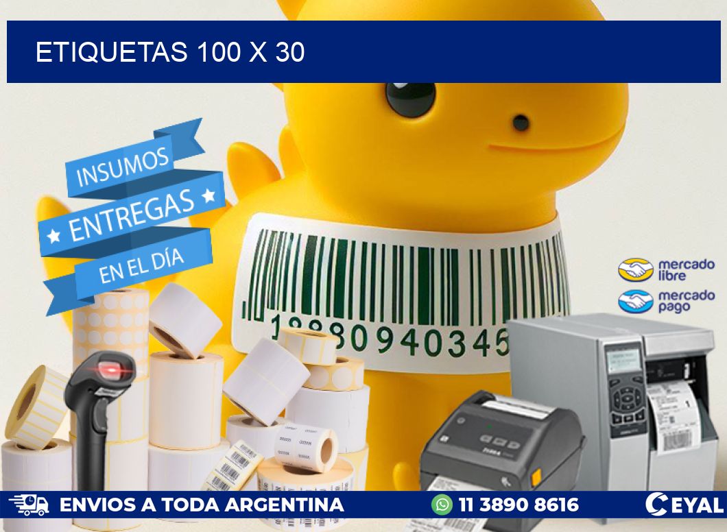ETIQUETAS 100 x 30