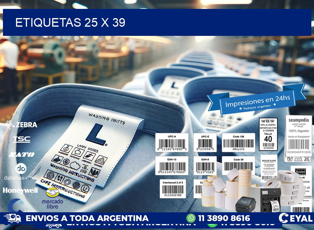 ETIQUETAS 25 x 39