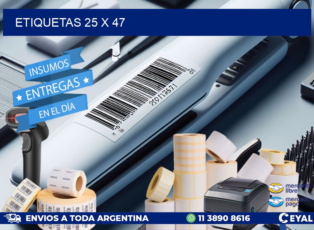 ETIQUETAS 25 x 47