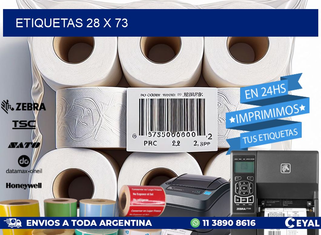ETIQUETAS 28 x 73