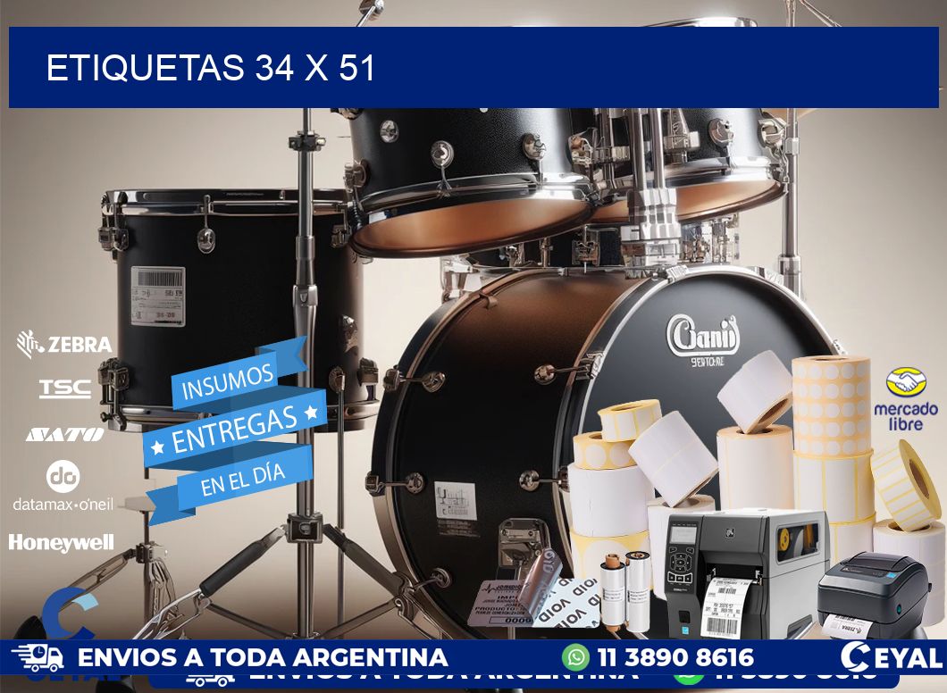 ETIQUETAS 34 x 51
