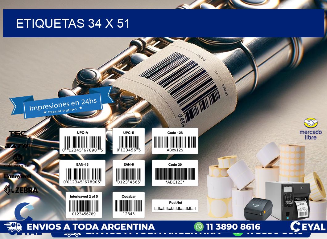 ETIQUETAS 34 x 51