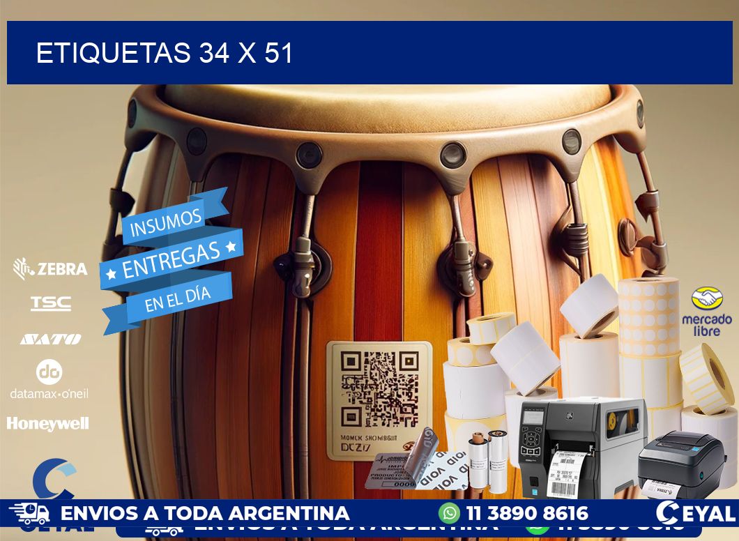 ETIQUETAS 34 x 51