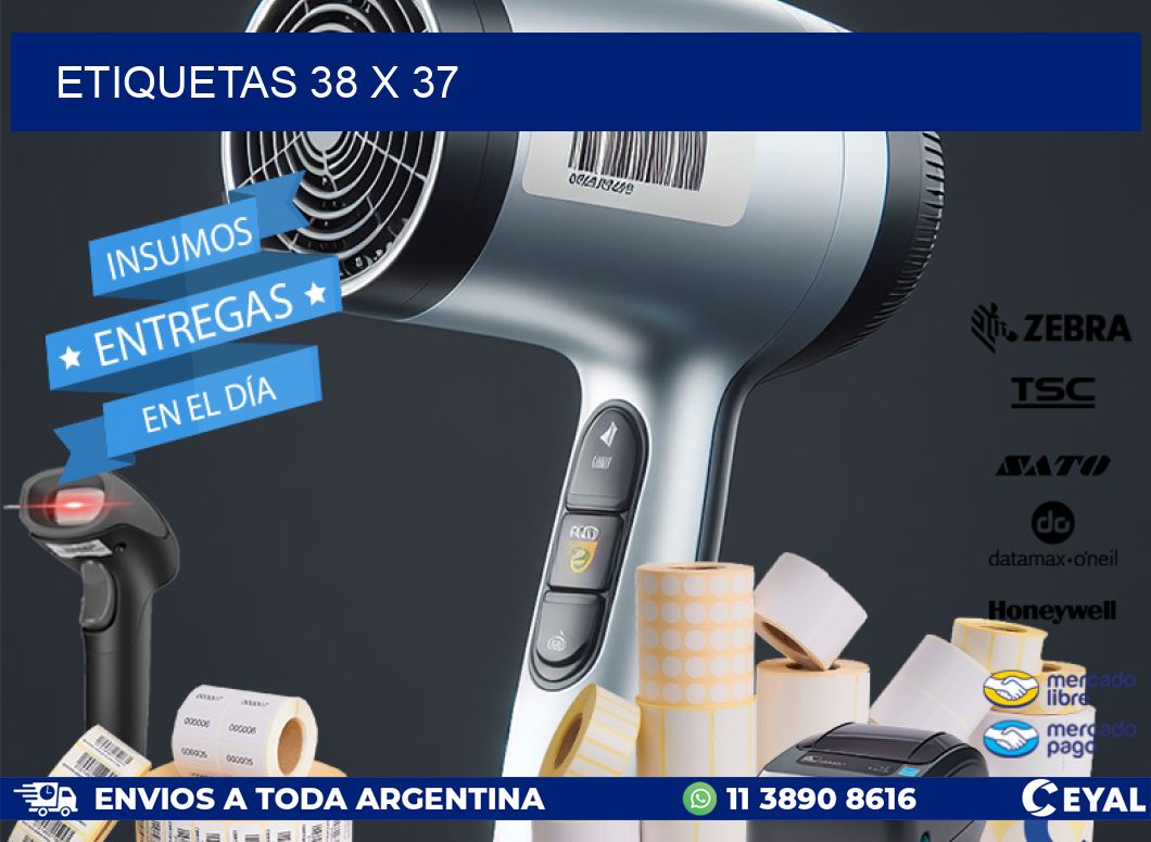ETIQUETAS 38 x 37