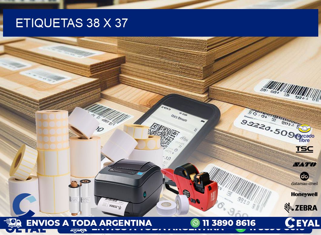 ETIQUETAS 38 x 37