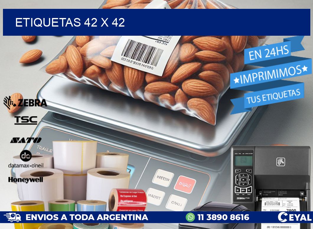 ETIQUETAS 42 x 42