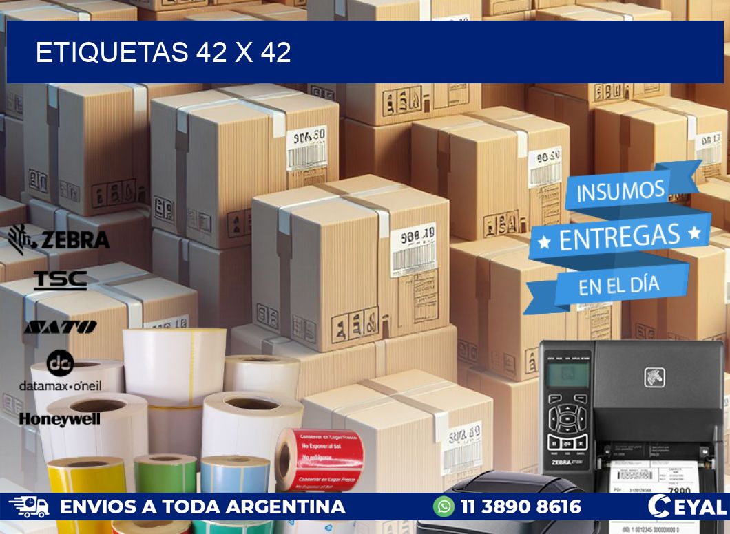 ETIQUETAS 42 x 42