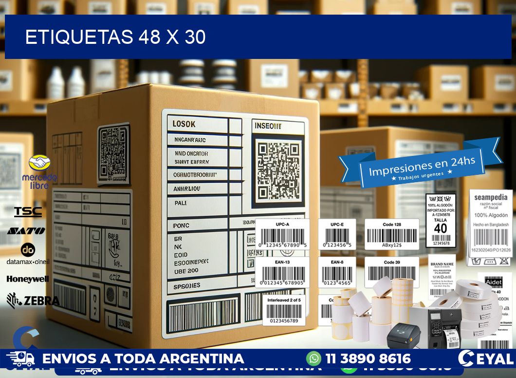 ETIQUETAS 48 x 30