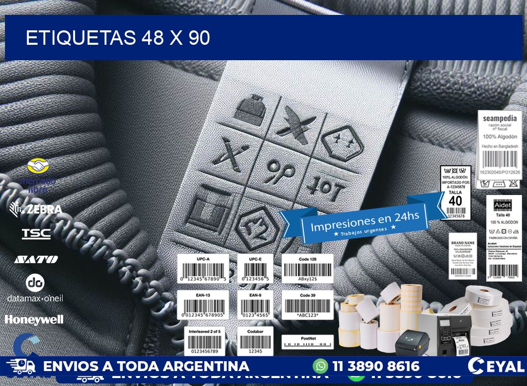 ETIQUETAS 48 x 90