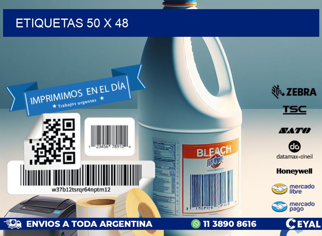 ETIQUETAS 50 x 48
