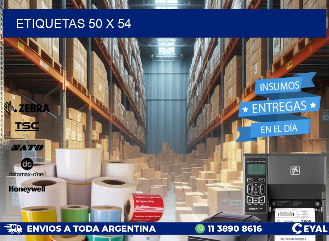 ETIQUETAS 50 x 54