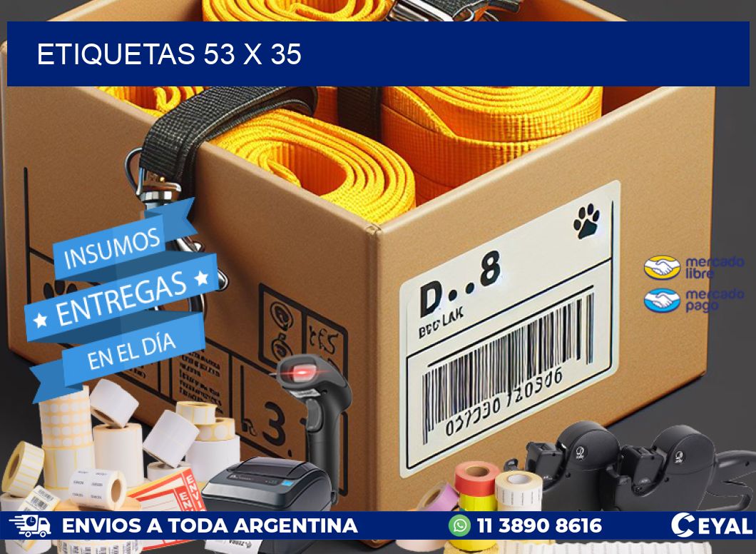 ETIQUETAS 53 x 35