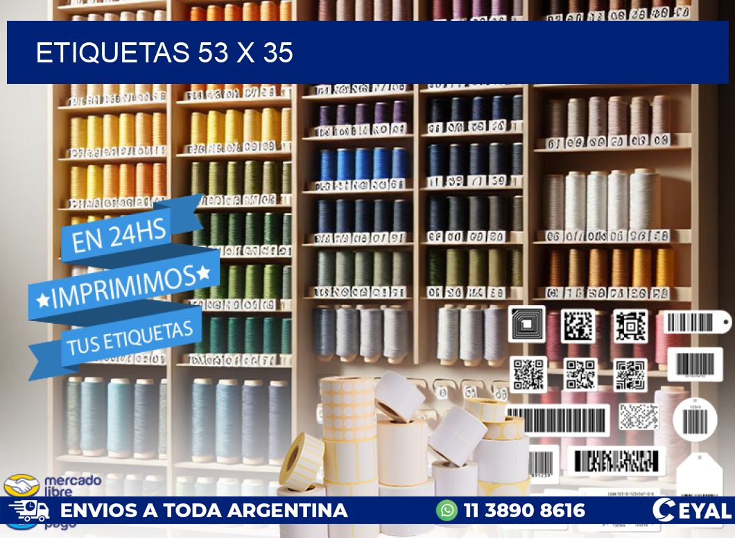 ETIQUETAS 53 x 35