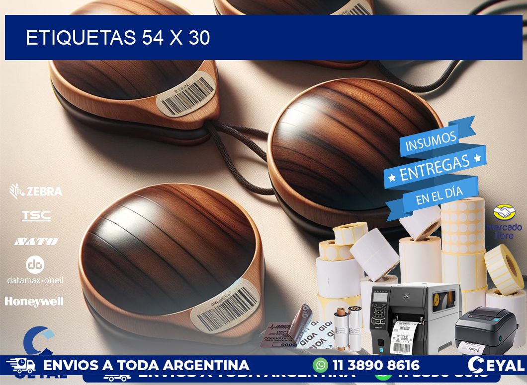 ETIQUETAS 54 x 30
