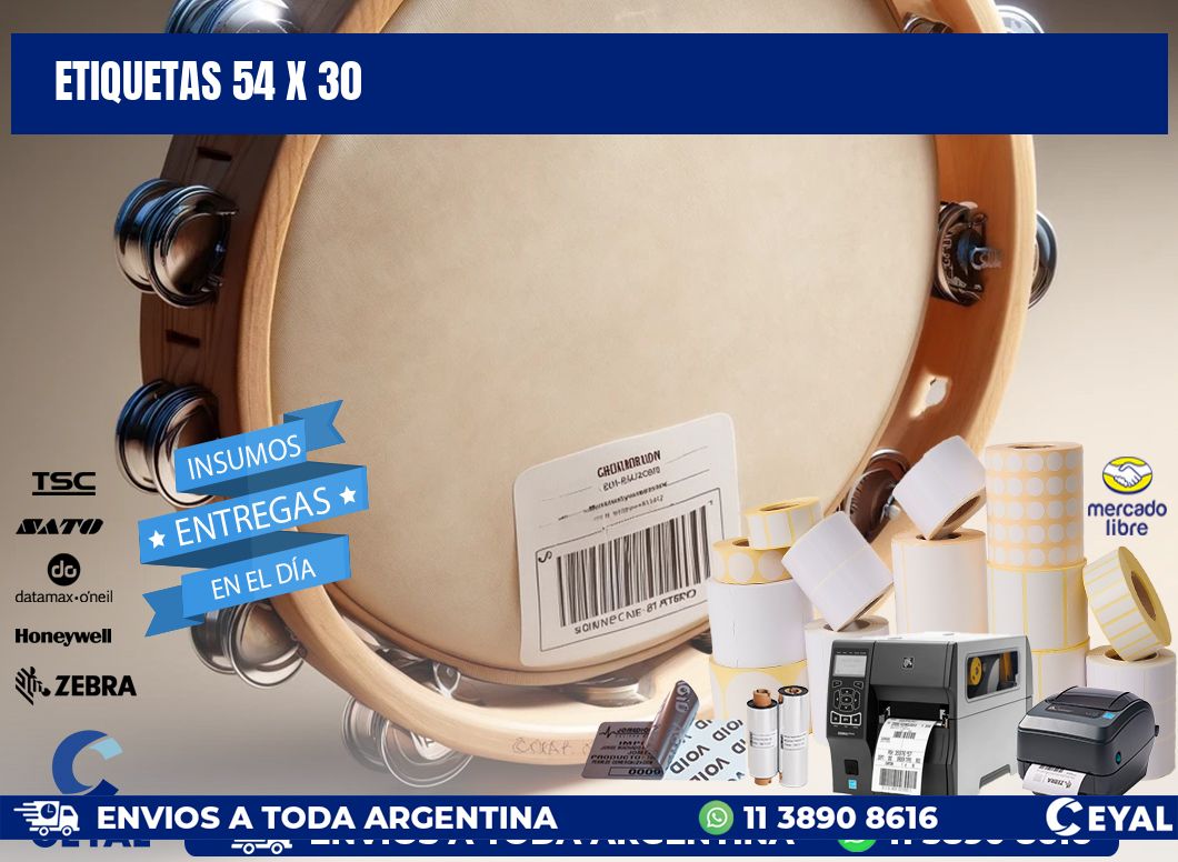 ETIQUETAS 54 x 30
