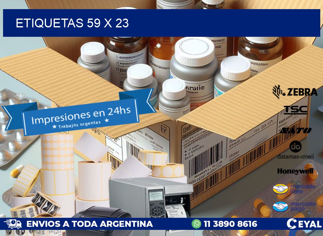 ETIQUETAS 59 x 23