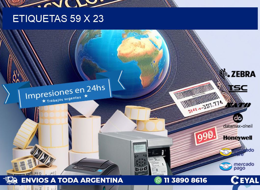 ETIQUETAS 59 x 23