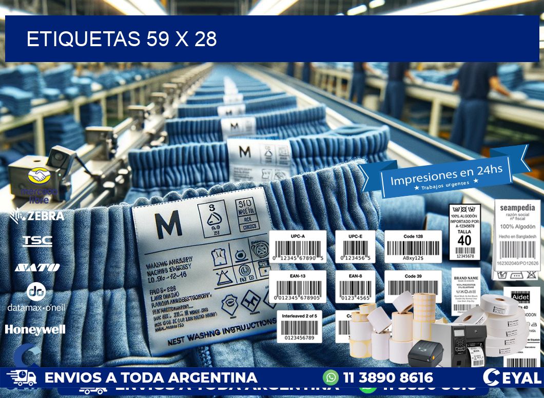ETIQUETAS 59 x 28