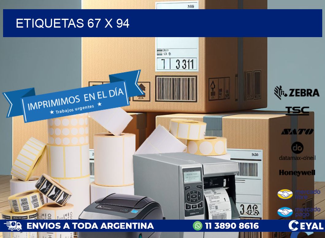 ETIQUETAS 67 x 94
