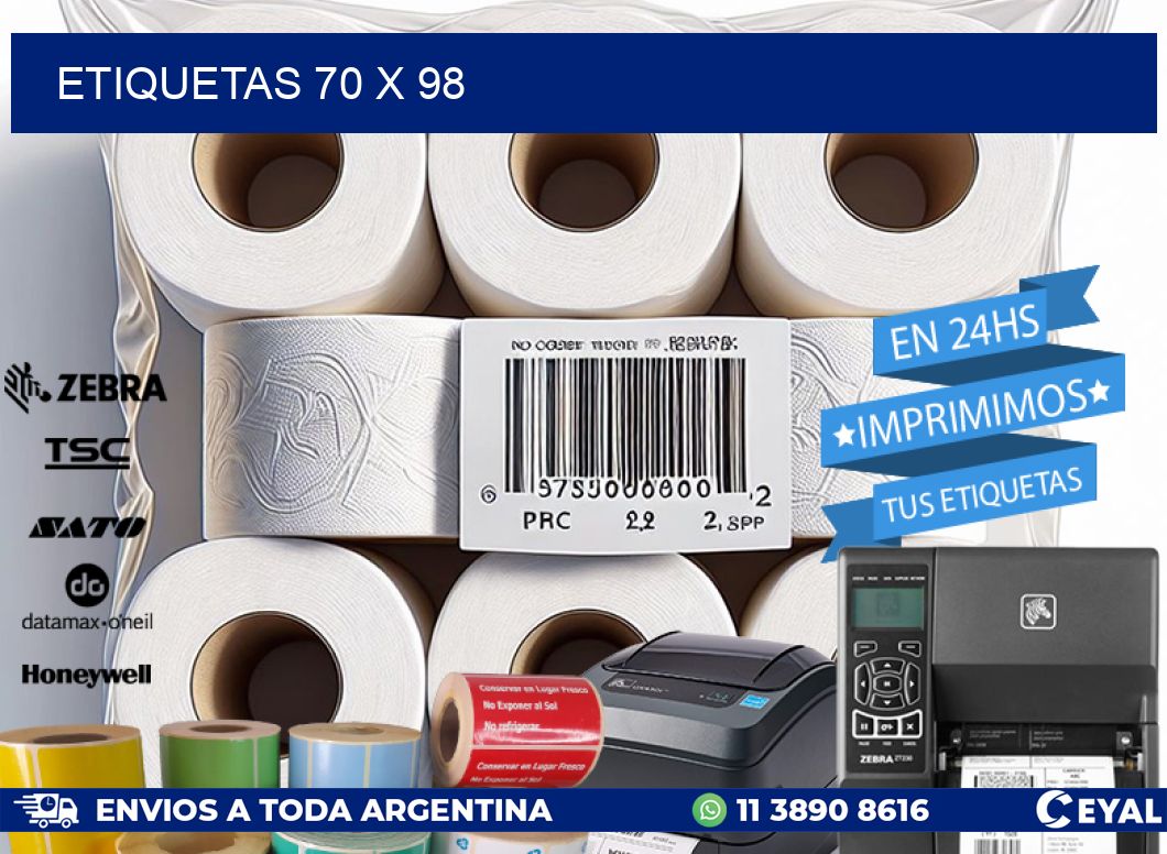 ETIQUETAS 70 x 98