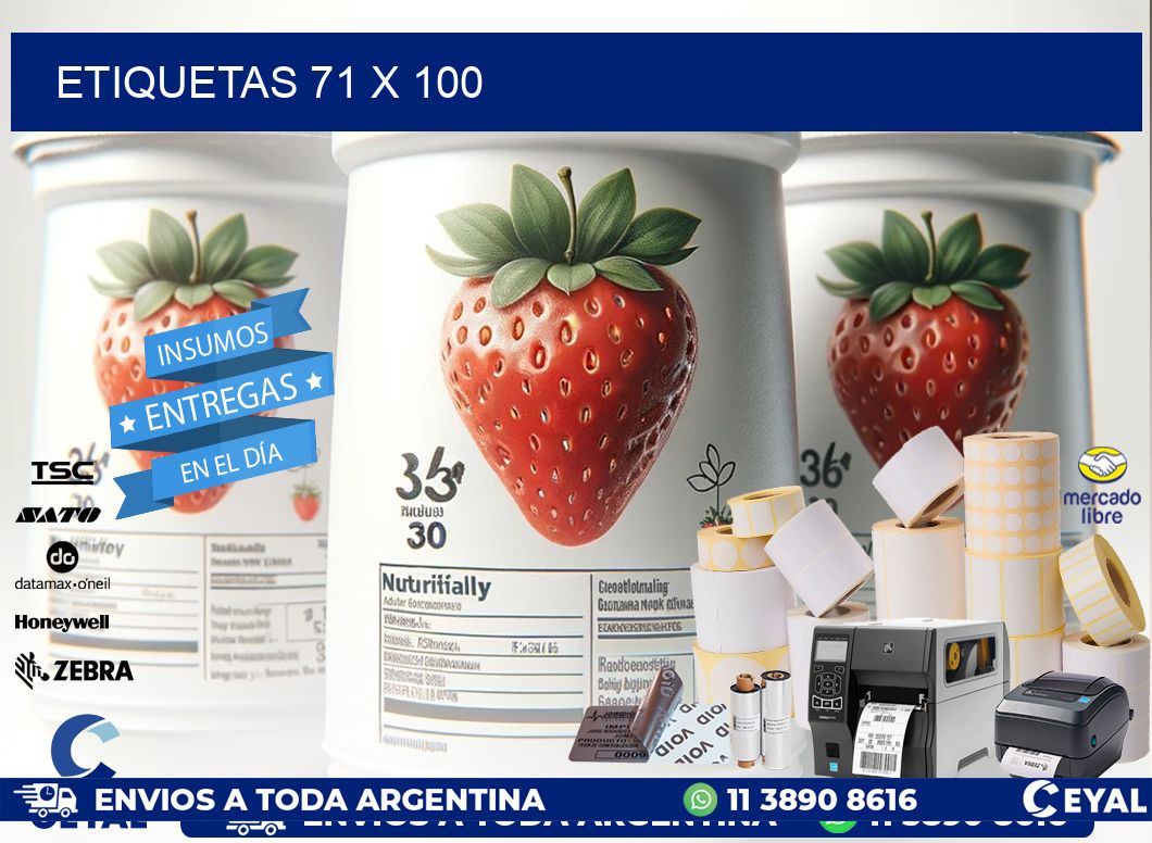 ETIQUETAS 71 x 100