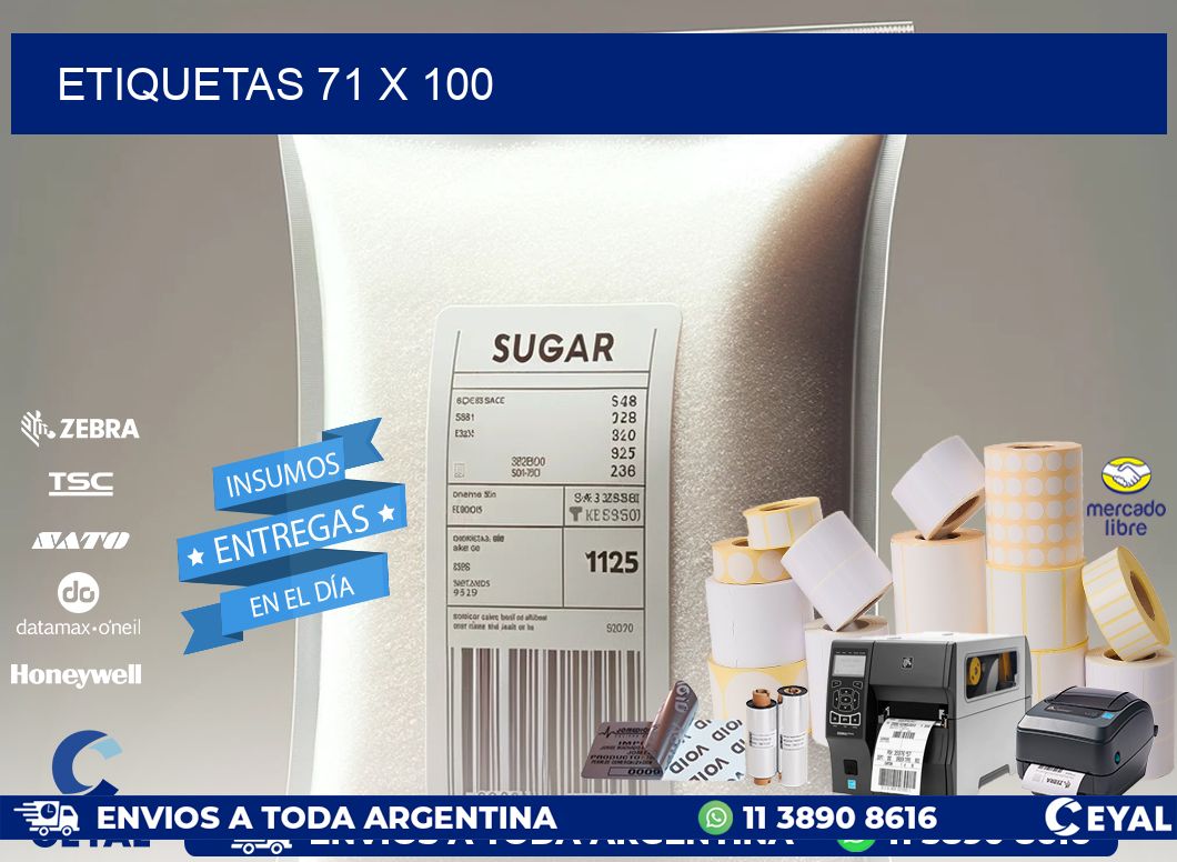 ETIQUETAS 71 x 100