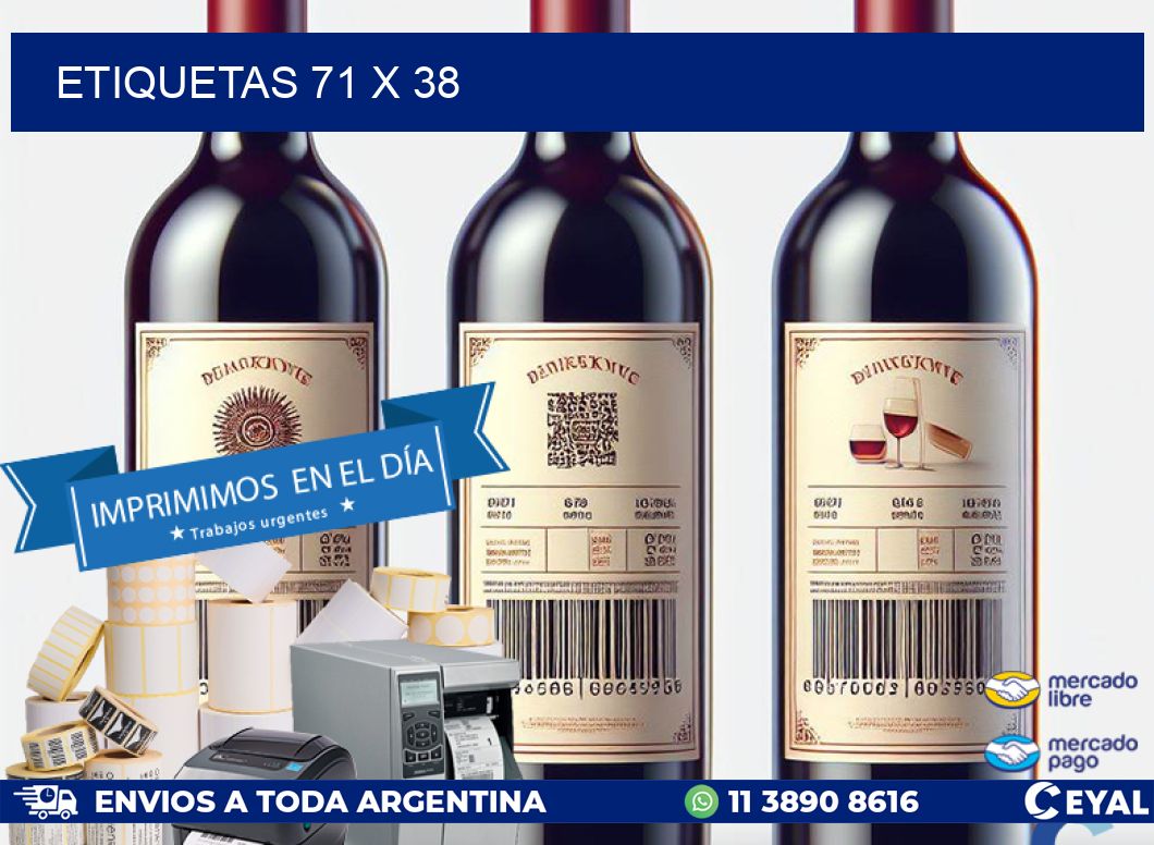 ETIQUETAS 71 x 38