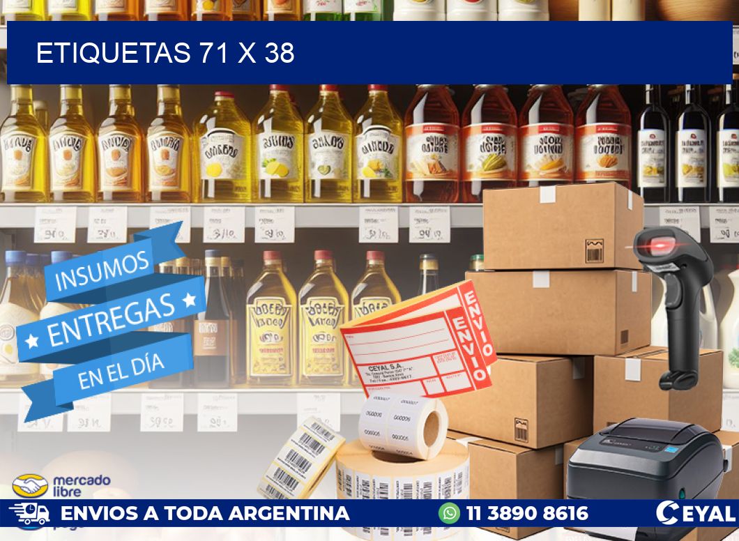 ETIQUETAS 71 x 38