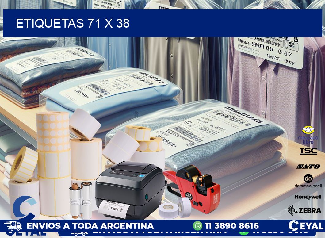 ETIQUETAS 71 x 38