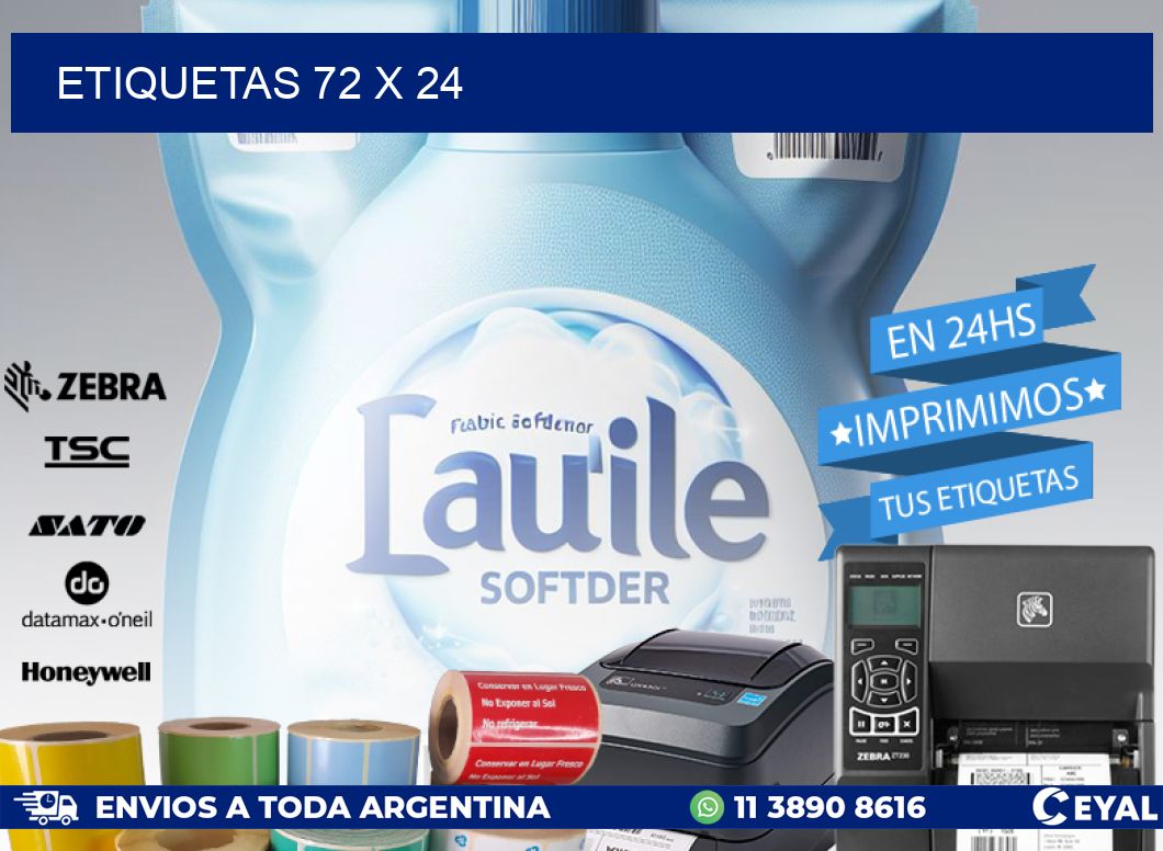ETIQUETAS 72 x 24
